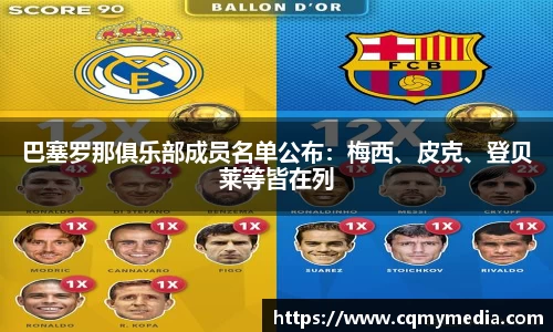 巴塞罗那俱乐部成员名单公布：梅西、皮克、登贝莱等皆在列